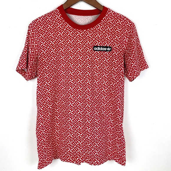 Adidas Men’s T-Shirt Small Red and White - Picture 2 of 7